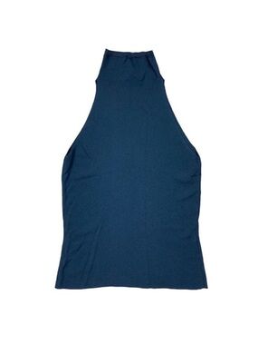 Liviana Conti black high neck tank top